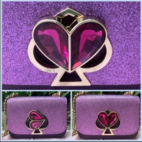 Kate Spade Purple Candy Nicola Crossbody Clutch Bag - Picture 3 of 7